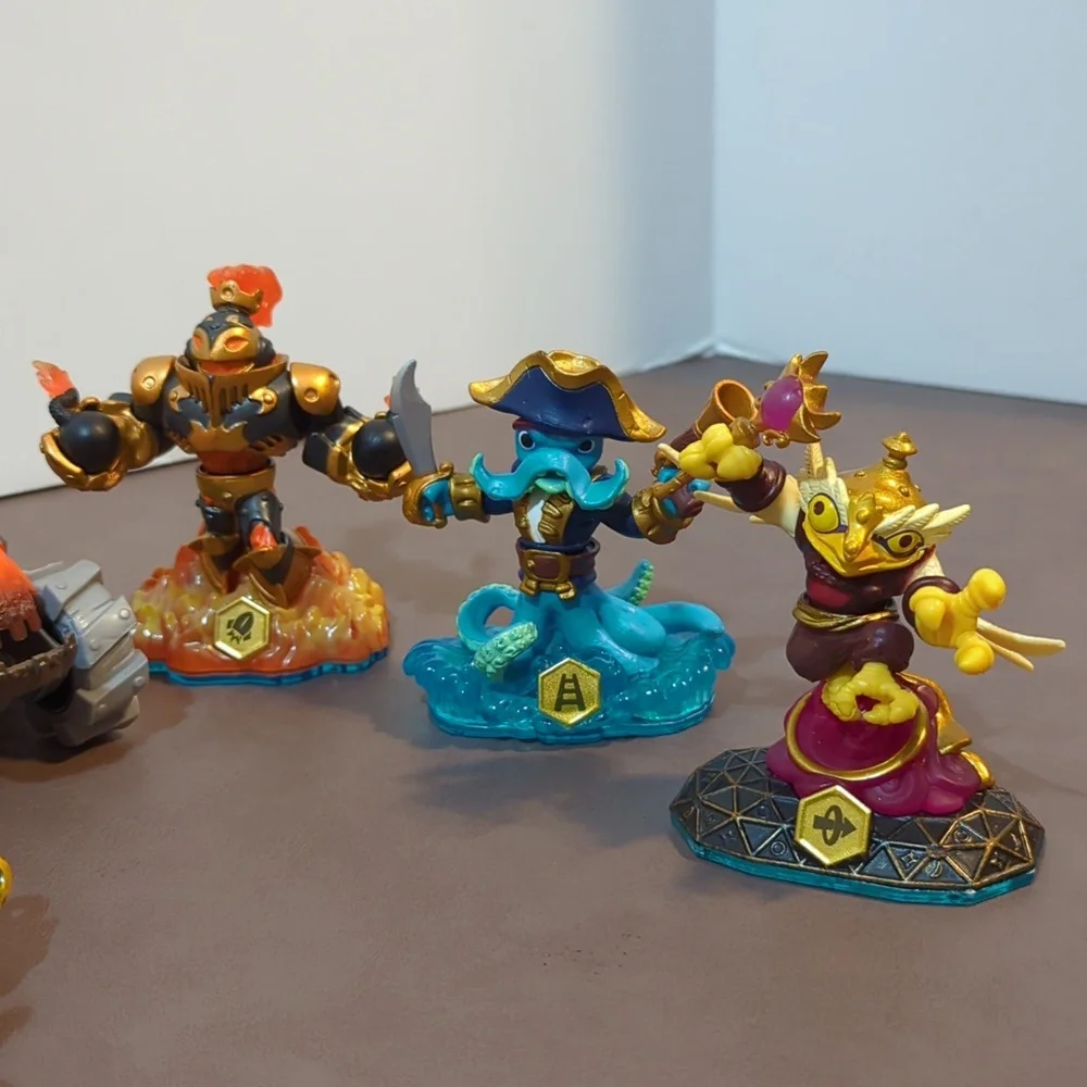 Skylanders Superchargers Swap Force Wah Buckler Blast Zone Reef Ripper Thump